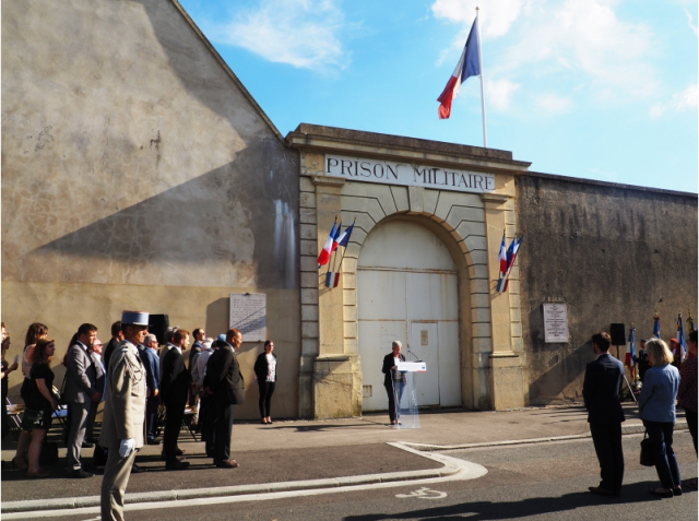 photo discours de Mme Darrieussecq à la cérémonie de commémoration du 75eme anniversaire de l’arrestation de Jean Moulin