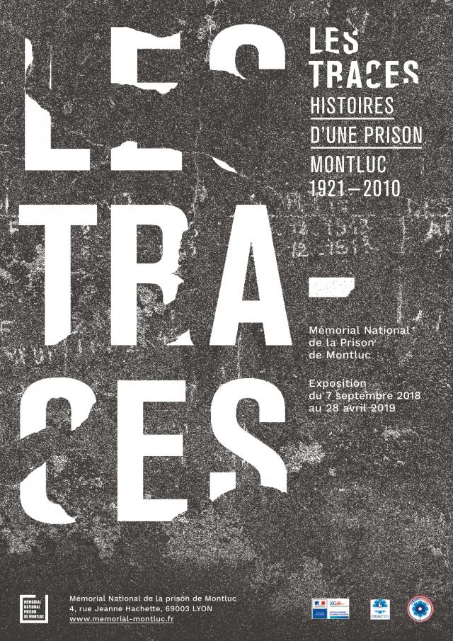 affiche exposition les traces à Montluc