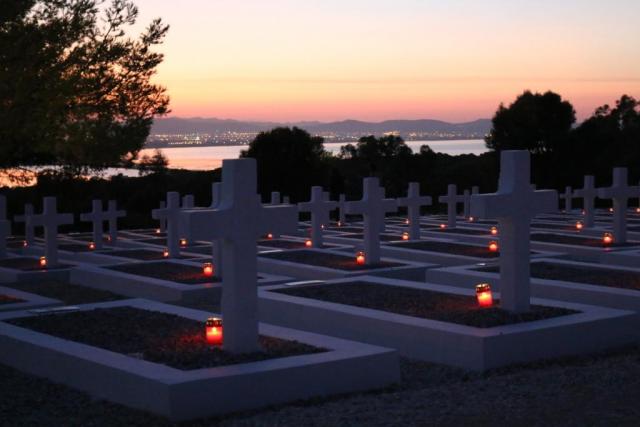 la nécropole de Gammarth en Tunisie