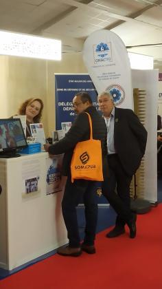 le stand de l'ONACVG au salon des maires de l'Ardèche