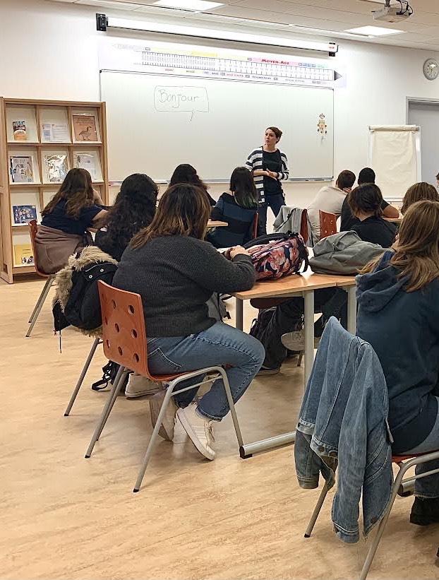 Élèves très attentifs aux interventions.