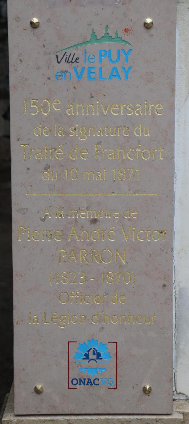 Dévoilement plaque