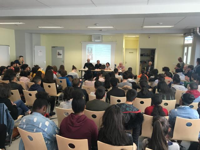 Au collège Fauriel de Saint-Etienne