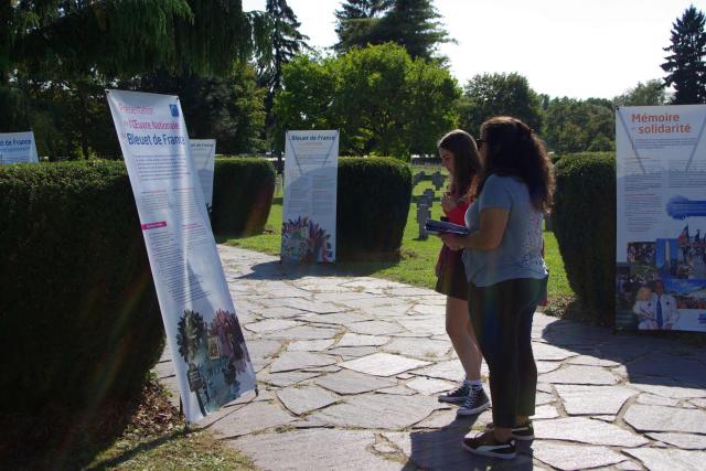 Présentation de l'exposition sur les missions de l'ONACVG.