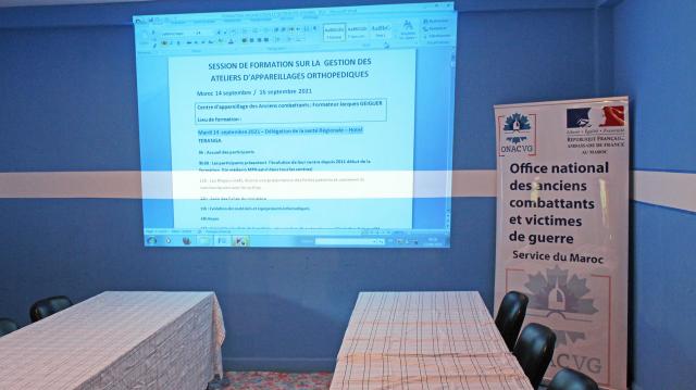 Projection et présentation du programme de la formation