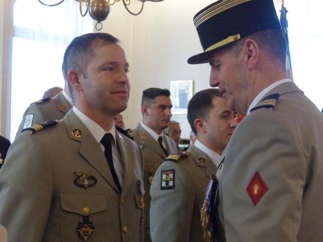 Remise de croix du combattant