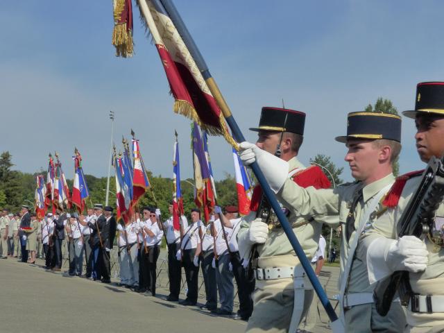 Cérémonie du 14 juillet au 1er RA