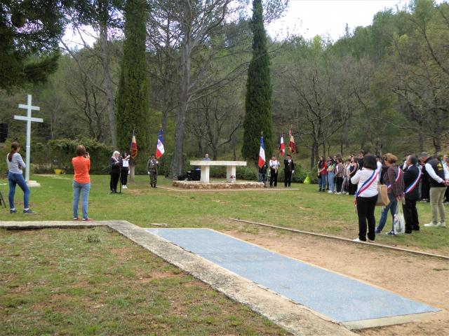 ONACVG Nécropole nationale de Signes Hommage à la Résistance