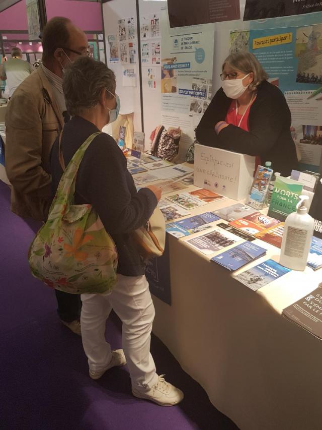 Stand ONACVG - Rendez-vous de l'histoire 2021 Blois 