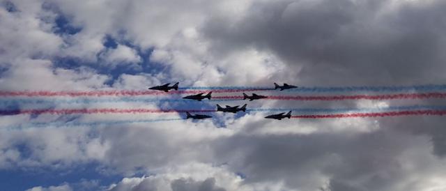 La Patrouille de France a captivé les spectateurs