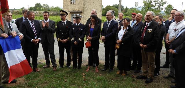 L’inauguration du panneau