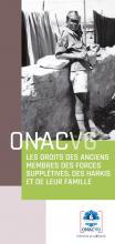 Dépliant Les droits des anciens membres des forces supplétives, des harkis et de leur famille