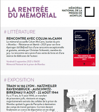 Rentrée du Mémorial de Montluc 2021