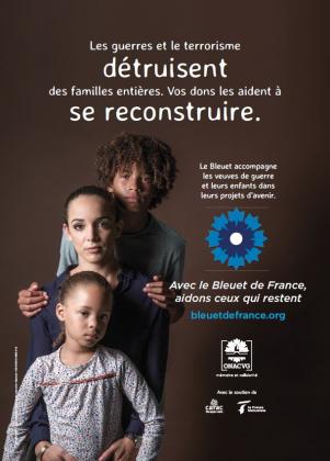 Campagne nationale d'appel aux dons au profit du Bleuet de France - Affiche 3