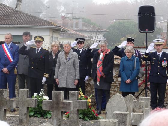 Cérémonie franco-allemande à Mont-de-Marsan, le 17 novembre 2018