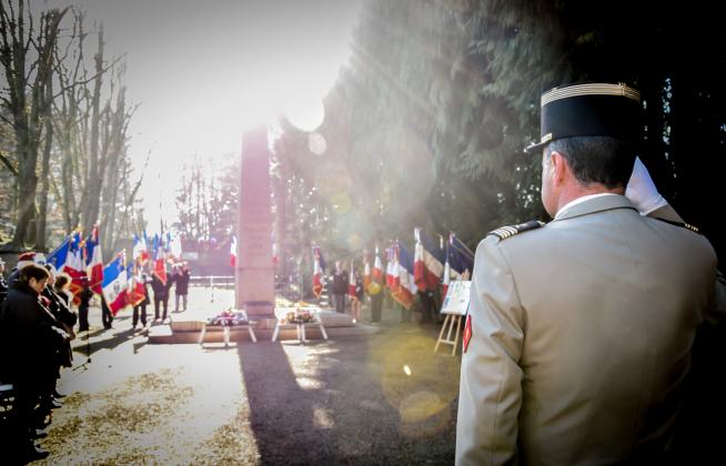 hommage aux maquisard fusillés le 5 février 1944