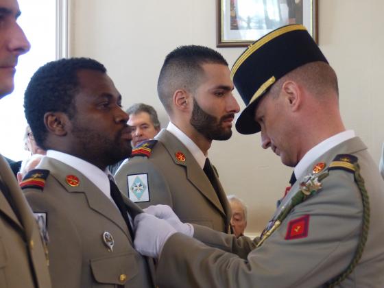 Remise de croix du combattant