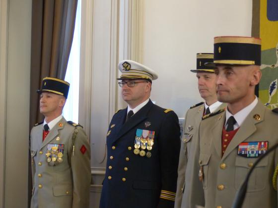 Remise de croix du combattant