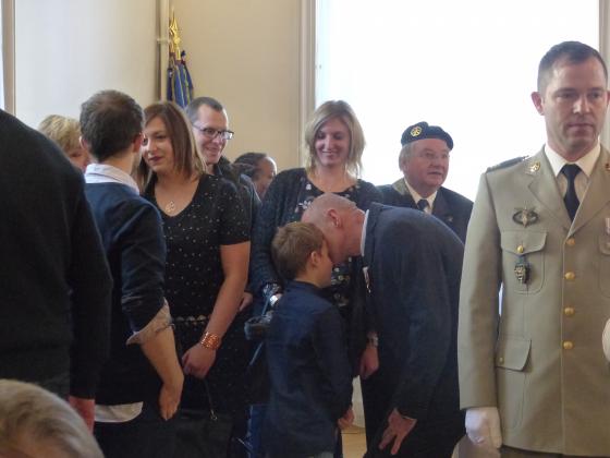 Remise de croix du combattant