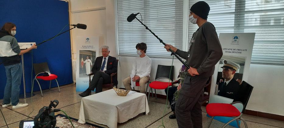 Clôture de ce tournage par M. le consul général de France à Casablanca