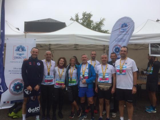 Team Bleuet - Après la course